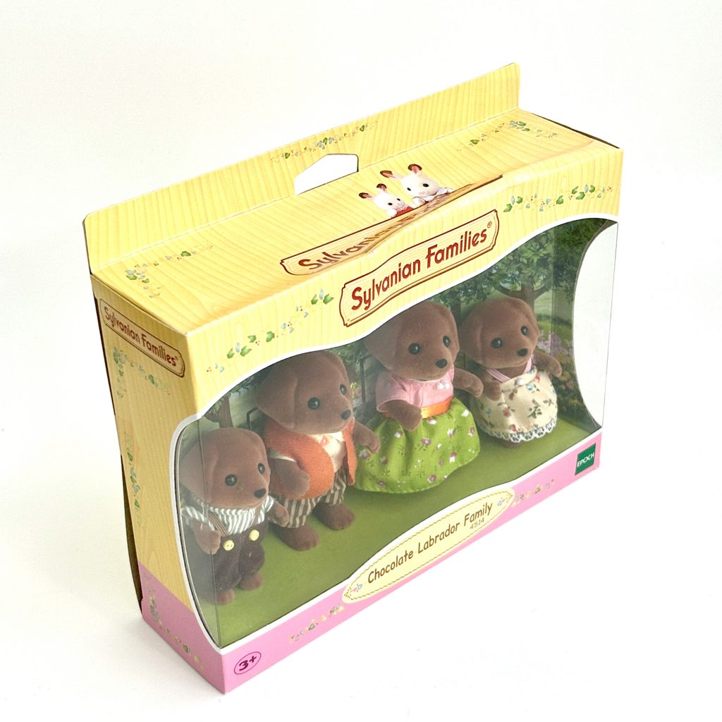 [used] Chocolate Labrador Family 4514 Sylvanian Families Calico Critters