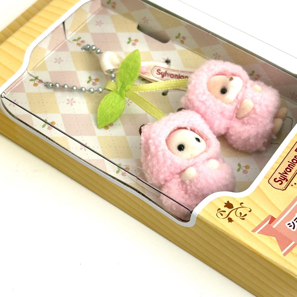 [used] Key Chain Cherry Pink Chocolate Rabbit Fennec Fox Baby 2024 Sylvanian Families Calico Critters