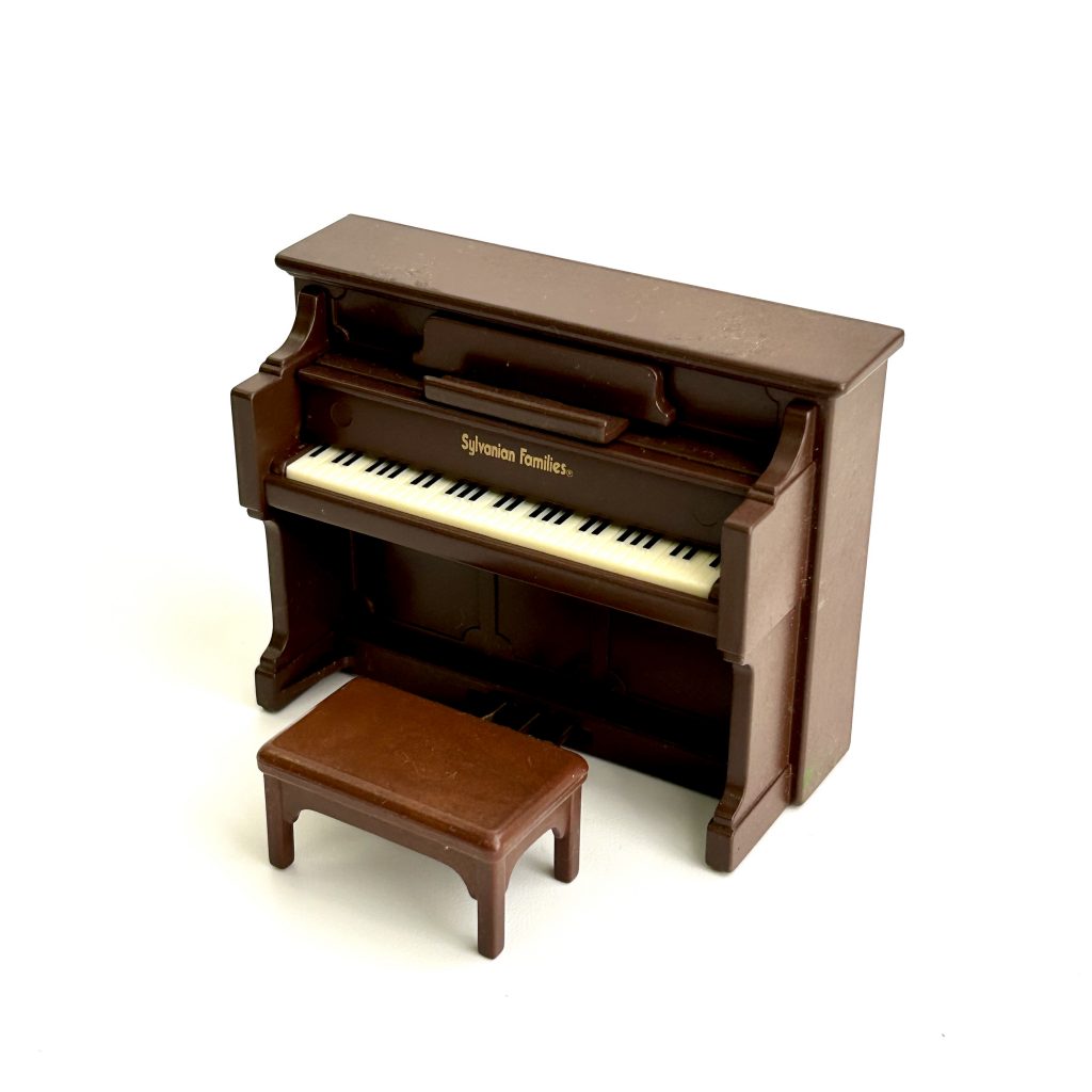 [used] Vintage Piano Set Sylvanian Families Calico Critters