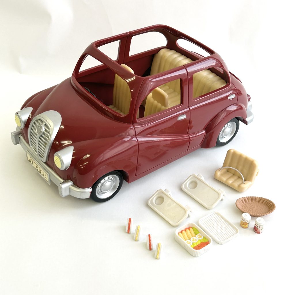 [used] Red Family Car V-01 Sylvanian Families Calico Critters