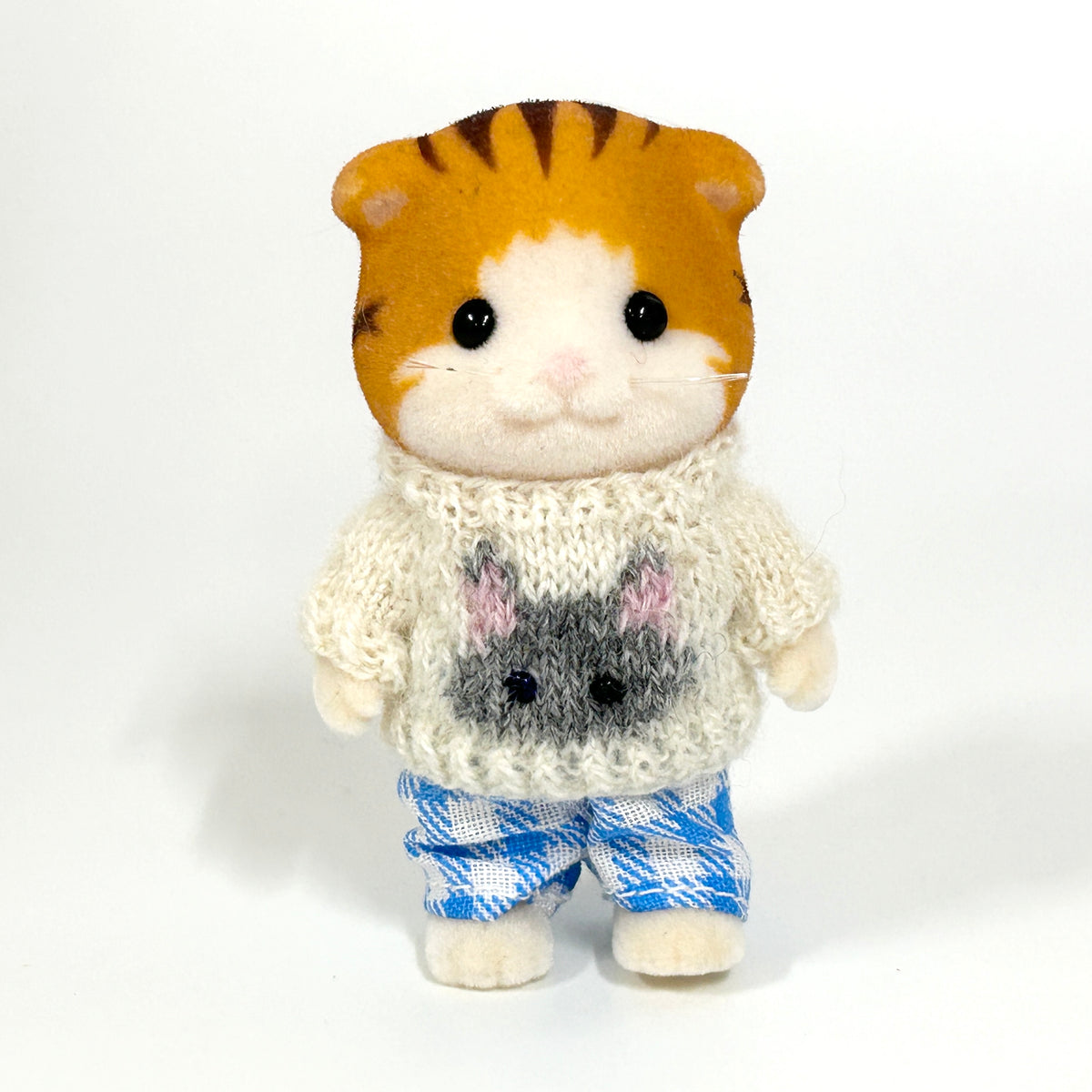 Grey Cat Sweater Handmade