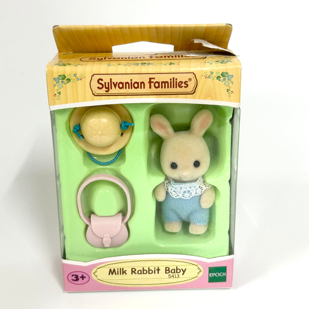 [used] Milk Rabbit Baby 5413 Sylvanian Families Calico Critters