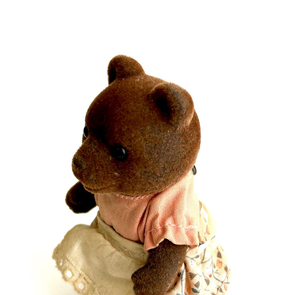 [used] Vintage Brown Bear Mother Sylvanian Families Calico Critters