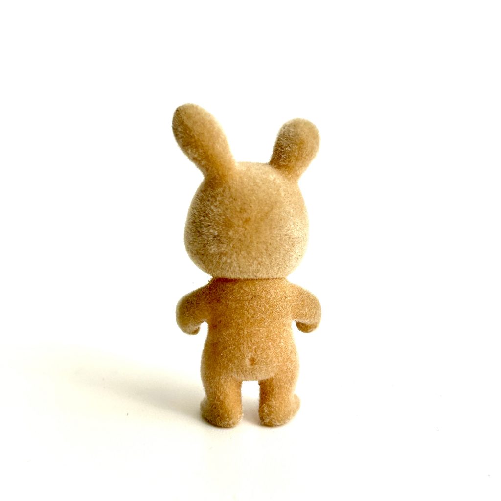 [used] Vintage Ivory Rabbit Baby Sylvanian Families Calico Critters