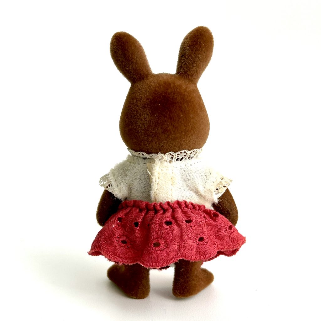 [used] Vintage Brown Rabbit Girl Sylvanian Families Calico Critters