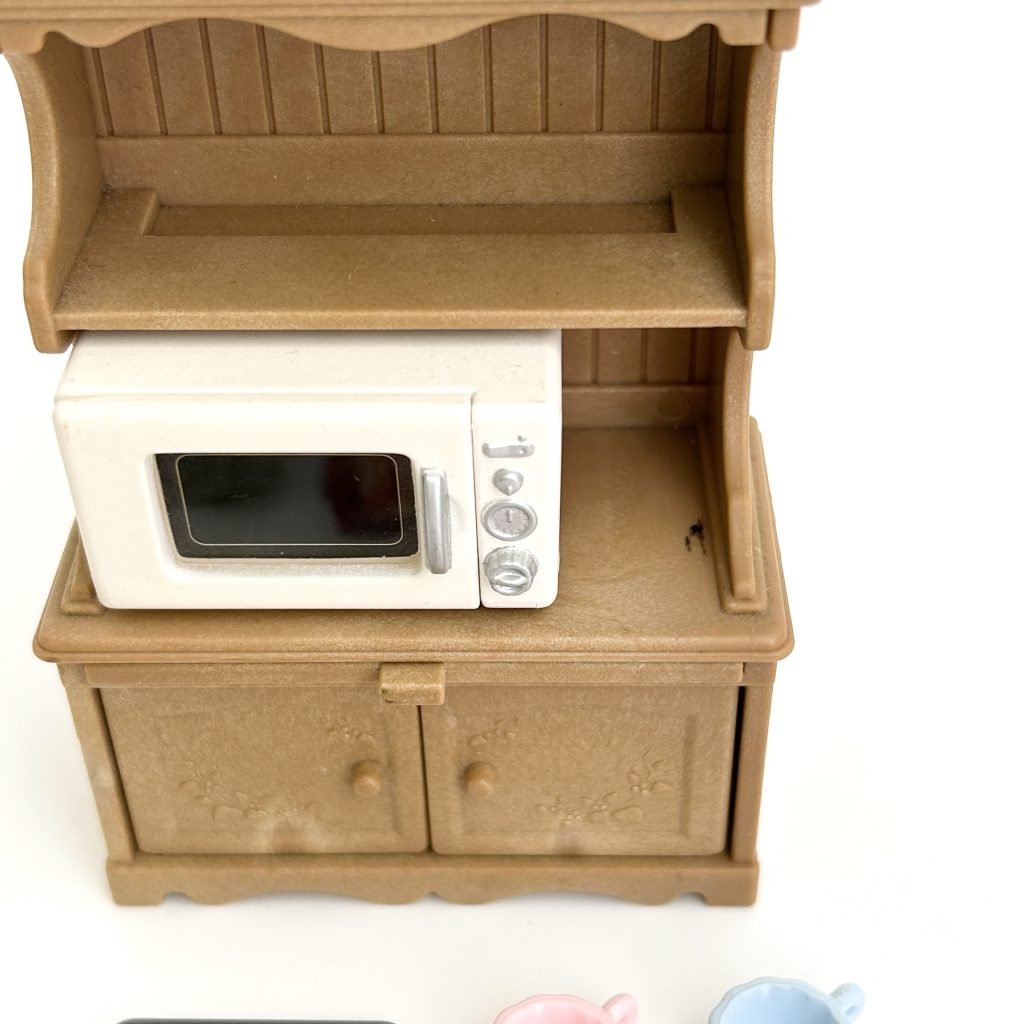 [used] Cupboard Microwave Oven Set KA-413 Sylvanian Families Calico Critters