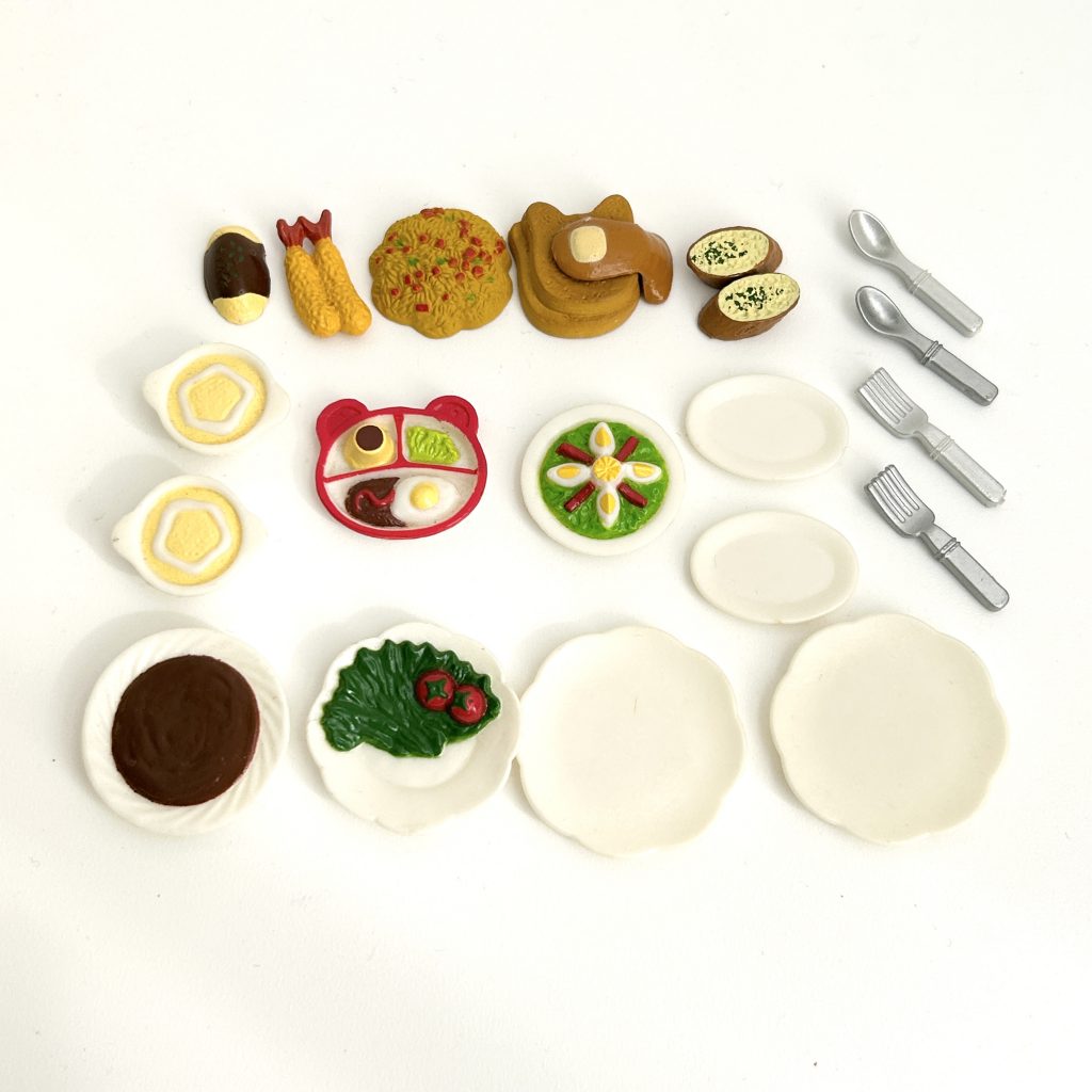 [used] Lunch Set KA-417 Sylvanian Families Calico Critters