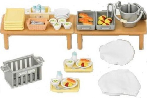 JAPANESE SCHOOL MEALS SET S-45 Epoch Sylvanian Families