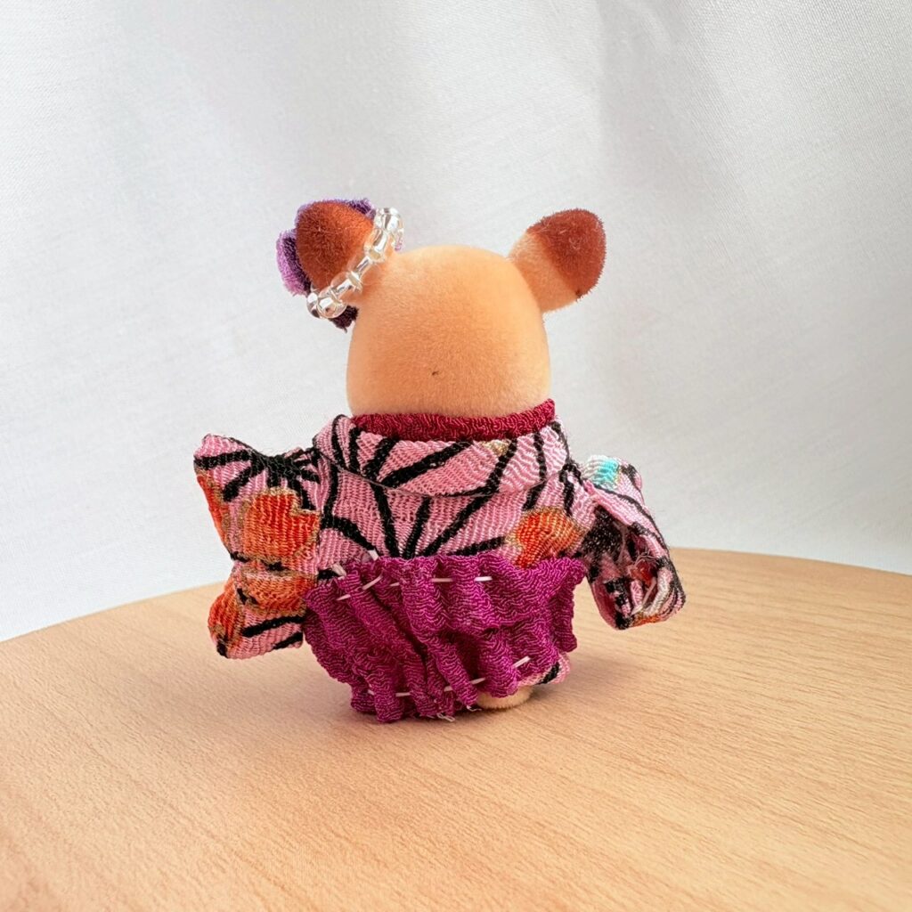 Baby Hakama 3-Piece Set Pink Handmade