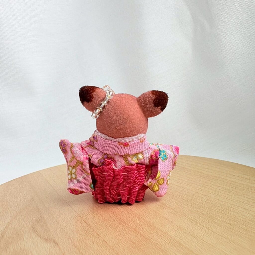 Baby Hakama 3-Piece Set Pink Handmade