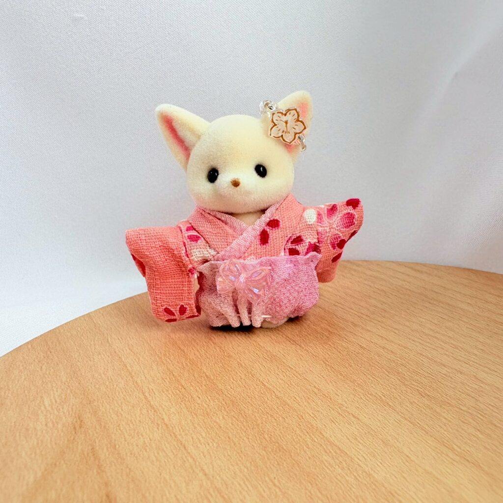 Baby Hakama 3-Piece Set Pink Handmade