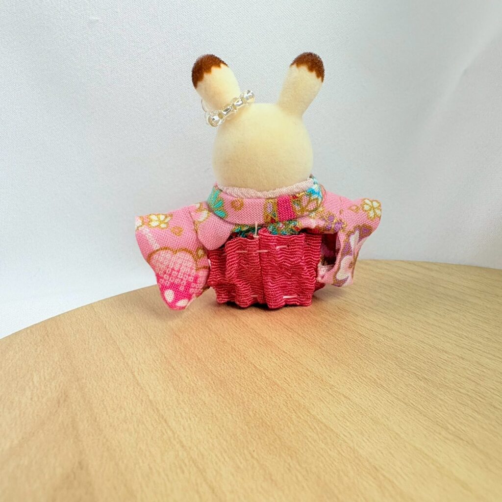 Baby Hakama 3-Piece Set Pink Handmade
