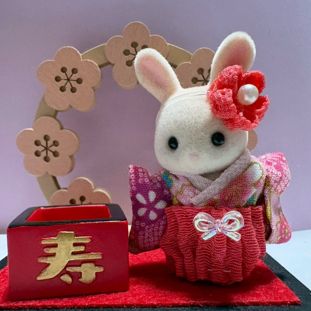 Baby Hakama 3-Piece Set Pink Handmade