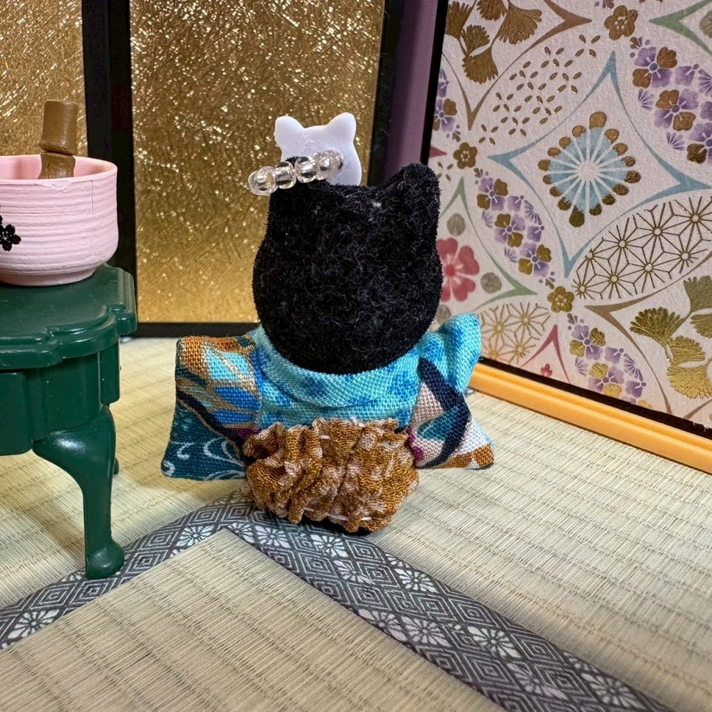 Baby Hakama 3-Piece set D Handmade