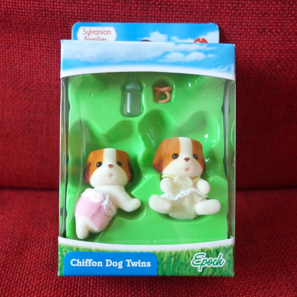 CHIFFON DOG TWINS Epoch UK 5083Calico Critters Sylvanian Families