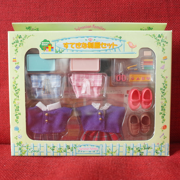 SYLVANIAN SCHOOL UNIFORM SET Epoch S-15 Rare Sylvanian Families