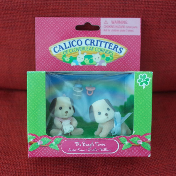 Calico Critters BEAGLE TWINS CC2006 Sylanian Families 国际玩具