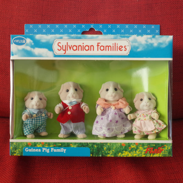 GUINEA PIG FAMILY 4146 Flair UK Retired Rare Sylvanian Families