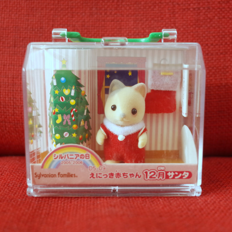 Diario de imágenes Bebé en diciembre Santa Claus Calico Critters