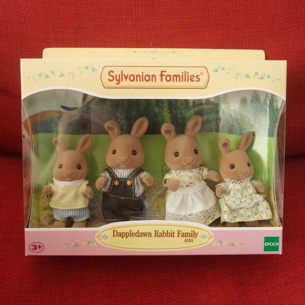 DAPPLEDAWN RABBIT FAMILY 4181 Epoch UK Sylvanian Families