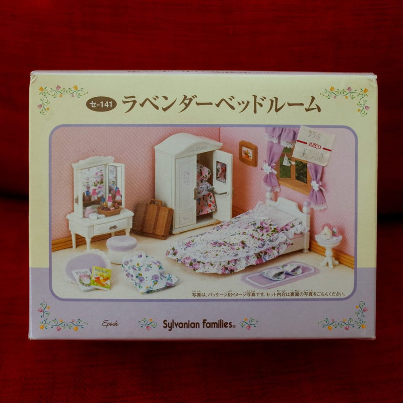 LAVENDER BEDROOM SE-141 Epoch Japan Retired Sylvanian Families