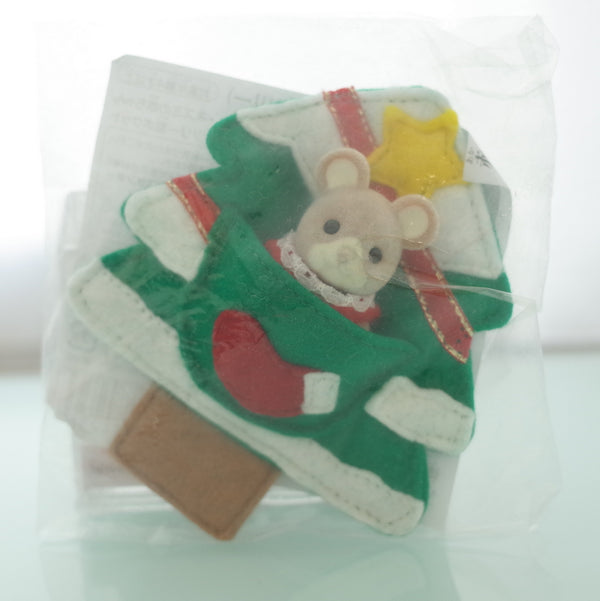 POCKET CHRISTMAS TREE Epoch Japan Retired Rare Sylvanian Families