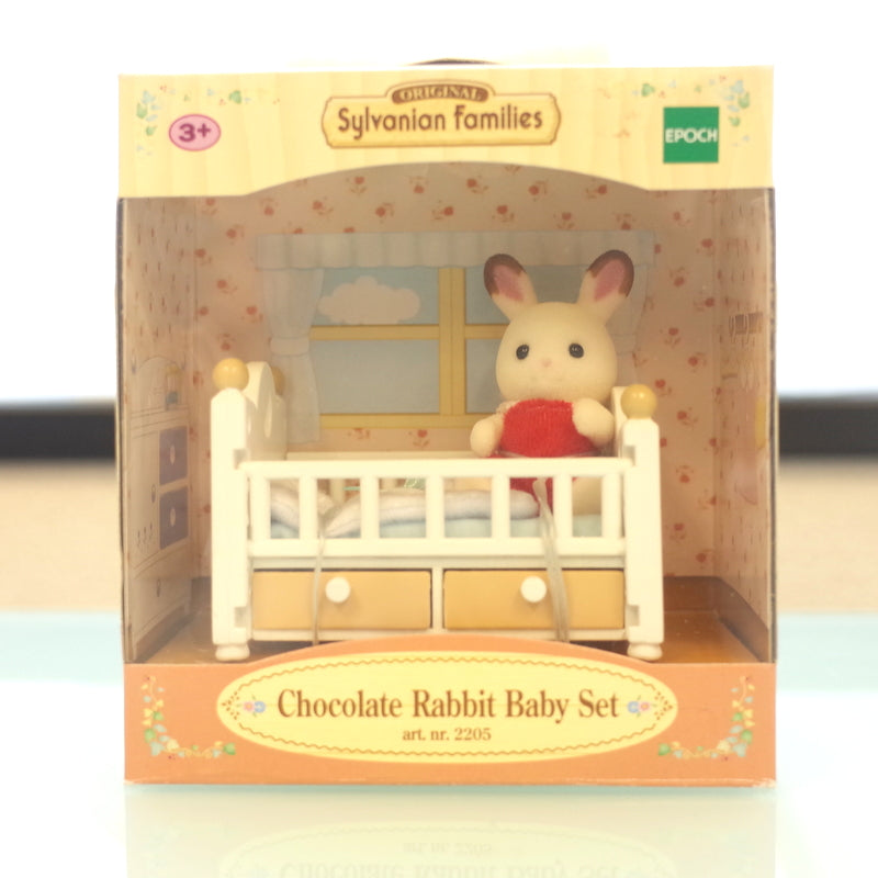 CHOCOLATE RABBIT BABY SET 2205 Epoch Japan Sylvanian Families