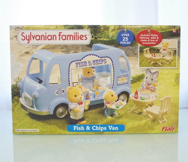 FISH & CHIPS VAN Flair 4677 Retired Rare Sylvanian Families