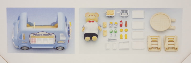 fish and chip shop accessories Fish Chips Van Flair 4677 Sylvanian Families Calico Critters