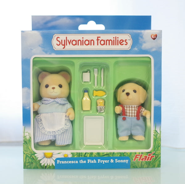 FRANCESCA THE FISH FRYER & SONNY Flair 4660 Sylvanian Families