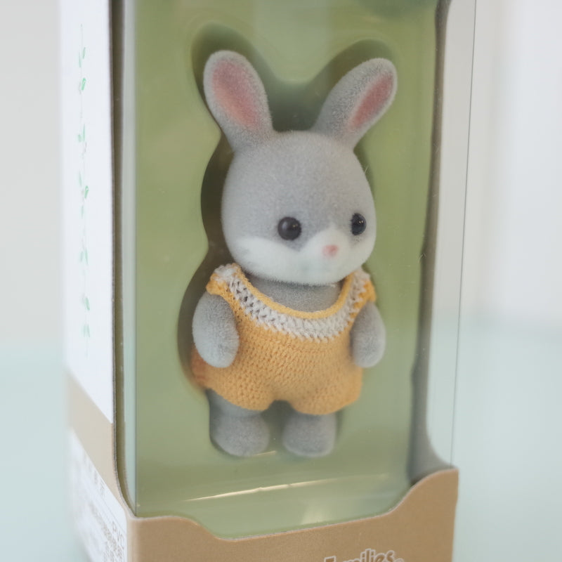 COTTONTAIL RABBIT BABY U-35 Retired Japan Sylvanian Families