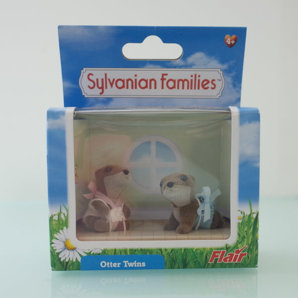 Otter Baby Twins 4062 Flair a pris sa retraite Calico Calico Critters