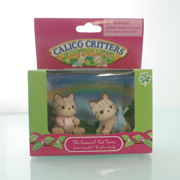 Calico Critters CARAMEL CAT TWINS CC2012 Sylvanian Families 国际玩具