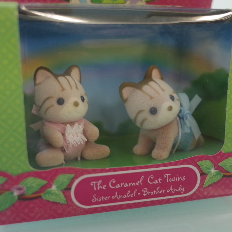 Calico Critters CARAMEL CAT TWINS CC2012 Sylvanian Families International Playthings