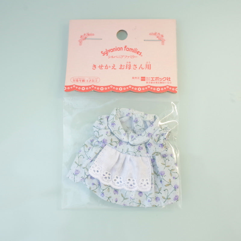 Blue Flower Dress For Mother Sylvanian Families Calico Critters