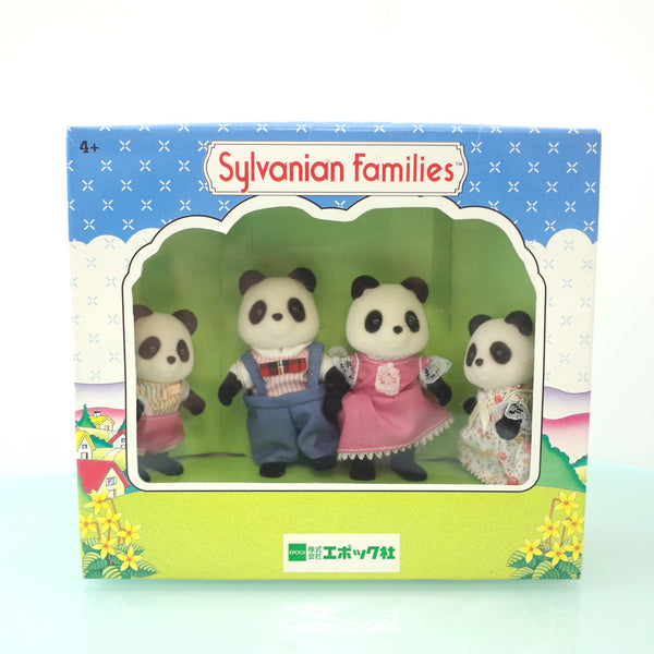 PANDA FAMILY 2885 Retired Open Hands Sylvanian Families