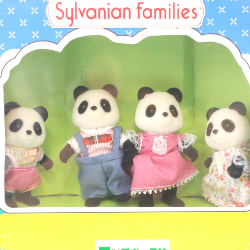 PANDA FAMILY 2885 Retired Open Hands Sylvanian Families