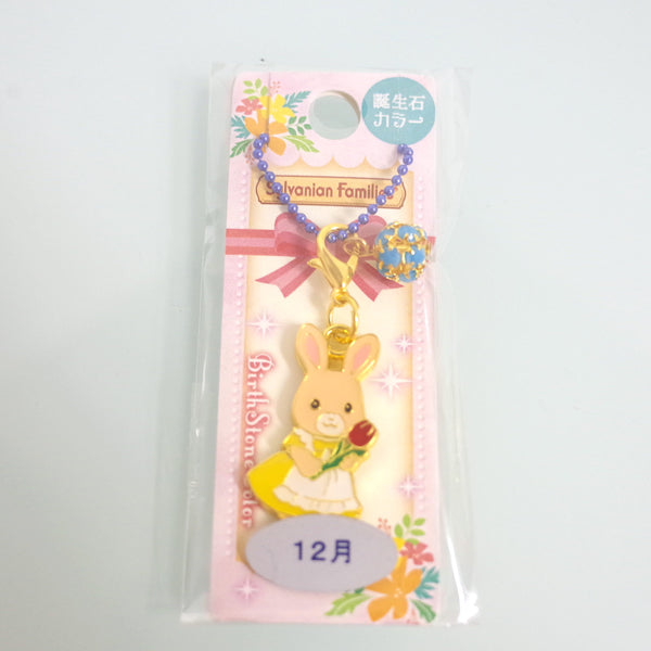 HANAZONO RABBIT KEY CHAIN Birthday Color December Calico Sylvanian Families