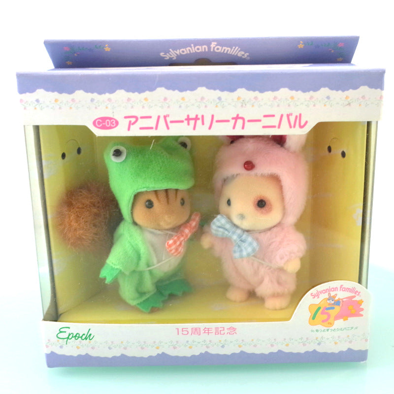 15th ANNIVERSARY CARNIVAL ANIMAL COSTUME SET Sylvanian Families