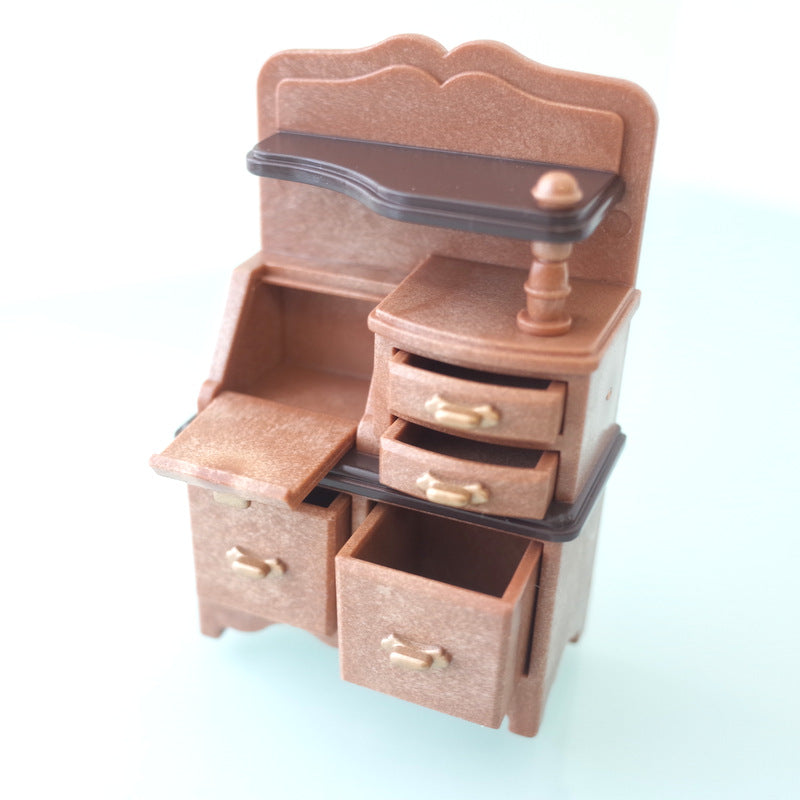 Classic Brown Bed Chest Set 2019 14193 Sylvanian Families Calico Critters