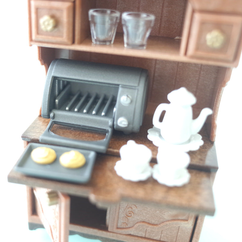 CLASSIC BROWN CUPBOARD SET 14194 Japan Sylvanian Families