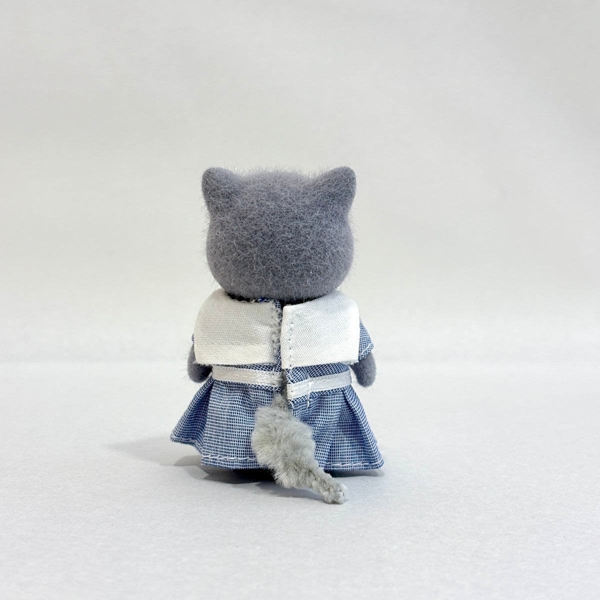 Girls Sailor Dress White Ribbon Mayumi Handmade