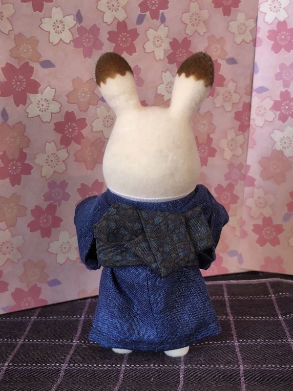 HANDMADE KIMONO FOR BROTHER BLUE Japan handmade