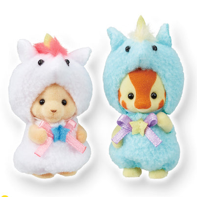 FLUFFY DREAM COLLECTION BABY PAIR UNICORN SET Calico Sylvanian Families