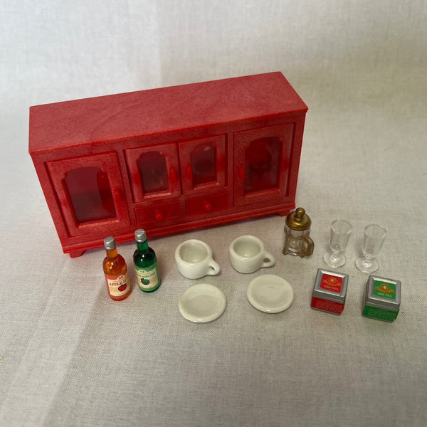 [Used] SIDEBOARD SET KA-62 Epoch Japan 1998 Sylvanian Families