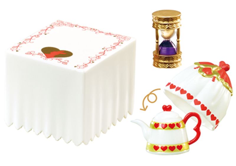 Re-ment WONDERLAND TEA PARTY complete set for dollhouse JAPAN Miniature  Re-ment