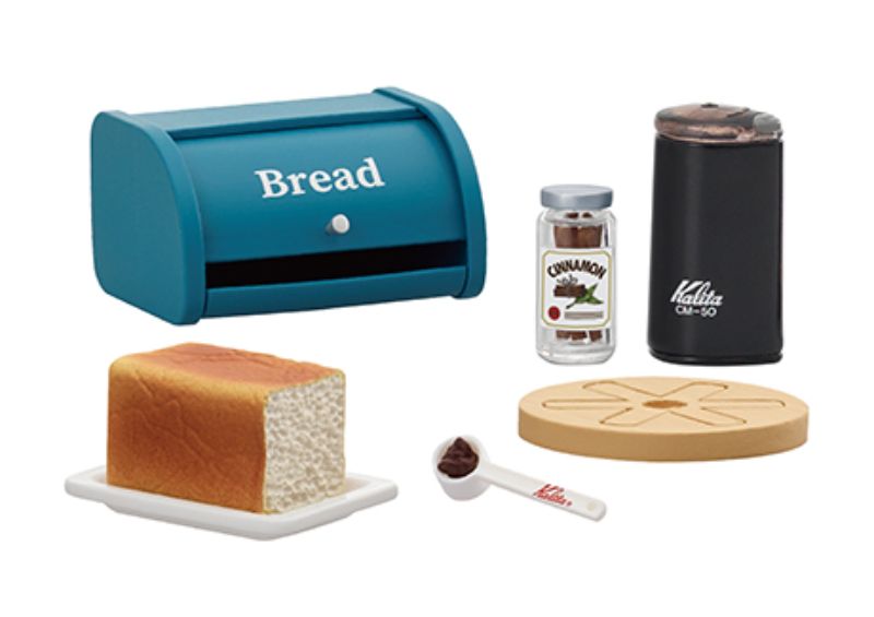 Coffret complet Coffee Life With Kalita pour maison de poupée miniature Re-ment