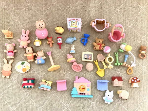 [Used] SMALL PARTS SET FOR BABY Epoch Japan Sylvanian Families