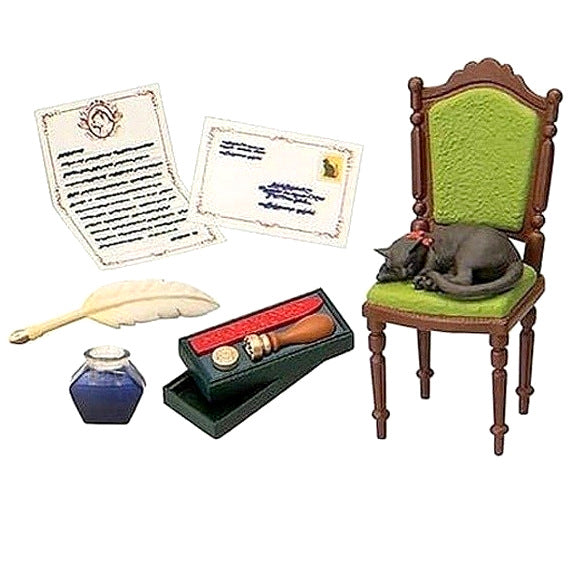 Venta de antigüedades de recreación Kuroneko-do 8 gato negro para casa de muñecas