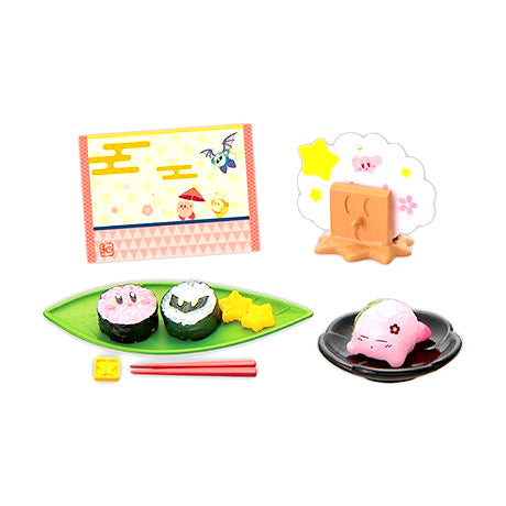 Re-ment KIRBY's TEA-HOUSE 2 ROLLED SUSHI for dollhouse